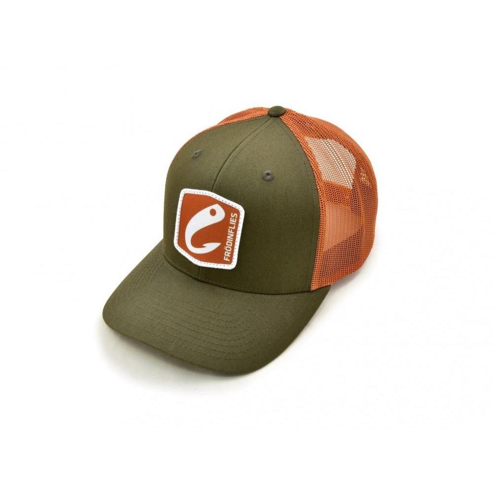 Frödinflies Loden/Jaffa Logo Trucker Hat