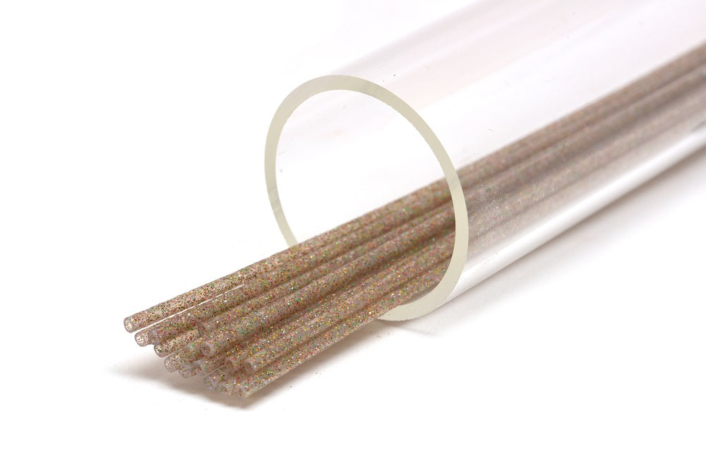 FutureFly Plastic Tube - 3mm soft Glitter