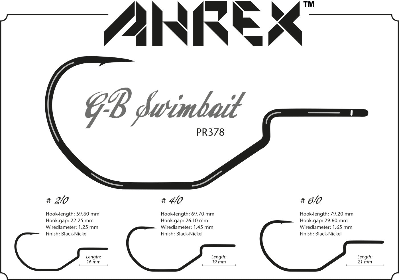 Ahrex PR378 GB Predator Swimbait